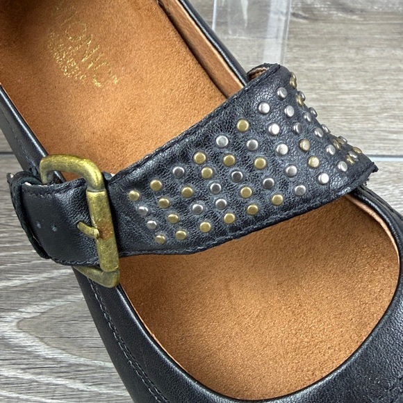 Vionic 354Goleta Women’s Sz 7.5 Black Leather Buckle Strap Mary Jane Loafers - Picture 12 of 12